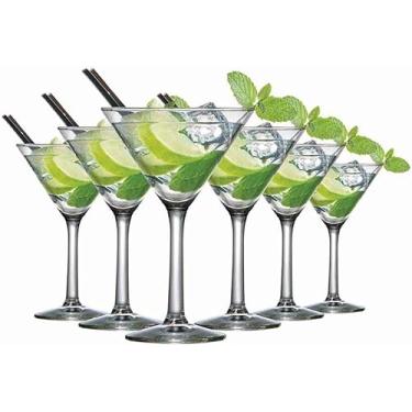 Imagem de Jogo de 6 Taças Windsor Margarita Para Drinks Vidro Resistente 335ML Premium Minha Casa Buritis
