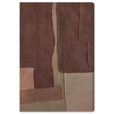 Imagem de Impressão em tela Raw Edge IV Boho Wall Decor por Art Remedy, Gallery Wrapped, 50 x 76 cm