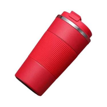 Imagem de Copo Térmico De Café Em Aço Inoxidável Duplo Isolado De 380ml 510ml Co