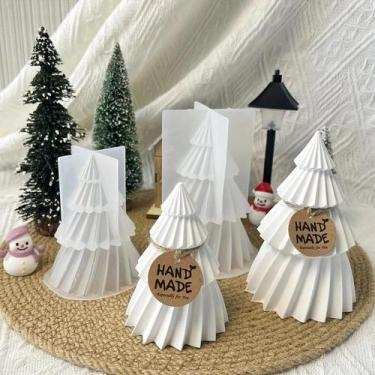 Imagem de Moldes De Resina Para Enfeites De Árvore De Natal 2 Peças Silicone Par