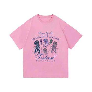 Imagem de Camiseta Masculina Stardew Valley Moonlight Jellies Festival Harajuku 