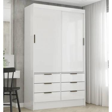 Imagem de Guarda Roupa Sevilha 2 Portas Branco - Carioca Móveis