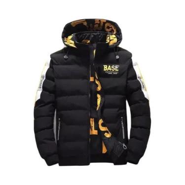 Imagem de Jaqueta Masculina De Algodão Acolchoada Grossa Para Outono Inverno Que
