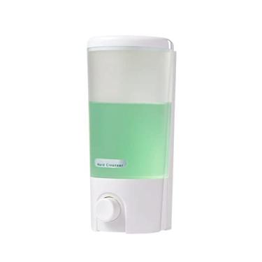 Imagem de Dispensador de sabão líquido para loções de cozinha, dispensador de sabonete, dispensador de líquido recarregável, dispensador de sabão de parede de 250 ml, bomba dispensadora de sabão para banheiro