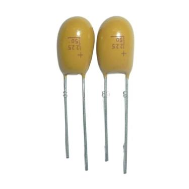 Imagem de Capacitor de tântalo 50 peças 2,2 uF 50 V 225 50 V 2,2 uF DIP Radial