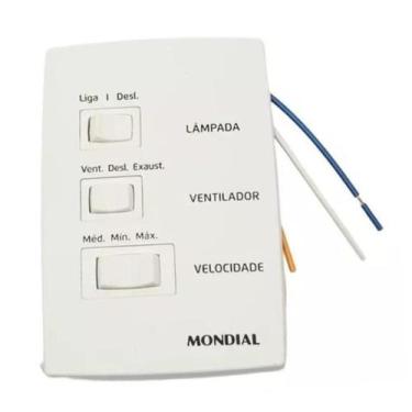 Imagem de Chave Controle Ventilador De Teto Vte-01/vte-03 Mondial 220v