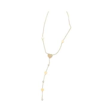 Imagem de Colar Longo Em Forma De Y Com Franjas Para Mulheres, Pingente Colorido