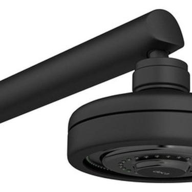 Imagem de Ducha Parede Redonda 1 Jato Acqua Plus Preta Fosca - Deca