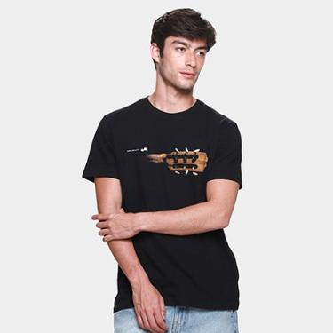 Imagem de Camiseta Osklen Slim Vintage Acoustic Guitar Masculina-Masculino