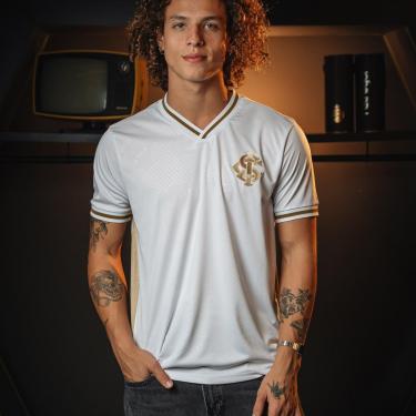 Imagem de Camisa Internacional Retrô Gold Branca Masculina-Masculino