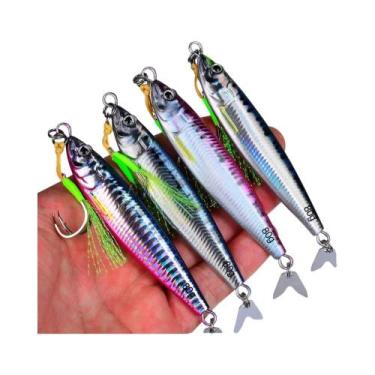 Imagem de Isca De Metal Pesada Impressa Em 3D De Afundamento Rápido Para Pesca E