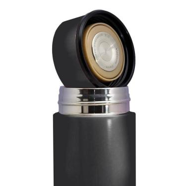 Imagem de Garrafa Térmica Inteligente De Inox 500ml Led Preto