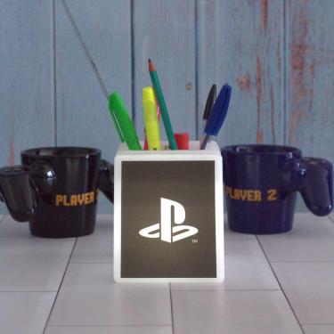 Imagem de Organizador De Mesa Iluminado Playstation Logolight