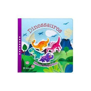 Imagem de Livro - Dinossauros (livro + 4 personagens de madeira) - Melhoramentos