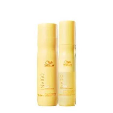 Imagem de Kit Wella Professionals Invigo Sun Shampoo Leavein 2 produtos