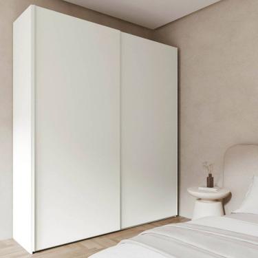 Imagem de Guarda Roupa Modulado 100% Mdf 2 Portas de Correr Orion Cabecasa Madeiraoriginals Aveia/Linho