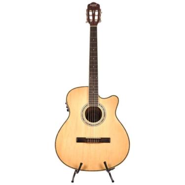 Imagem de Violão Land Eletrico Nylon Natural Lw-N40E/Na