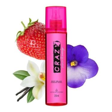 Imagem de Body splash crazy de morango água de cheiro 250ml