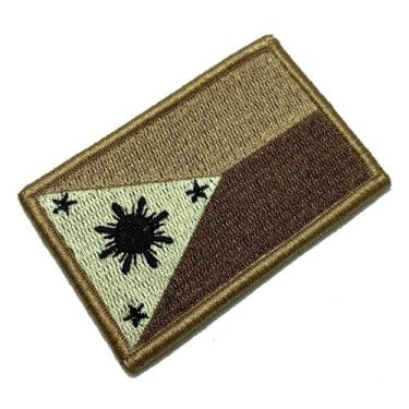 Imagem de BP0218V04 Bandeira Filipinas Patch Bordado Fecho Contato - BR44
