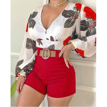 Imagem de Conjunto feminino floral