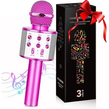 Imagem de Presentes de microfone Baicccf para meninas de 3 a 12 anos com Bluetoo