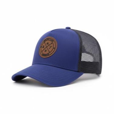Imagem de Boné Trucker Retrô Hip Hop  Aba Curva Unissex Premium  Luke Sports Cor
