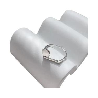 Imagem de Anel De Unha Geométrico De Camada Dupla Em Prata Esterlina 925, Joia V