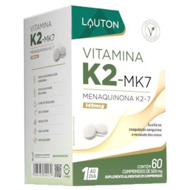 Imagem de Vitamina K2 (MK-7) 60 comprimidos - Lauton