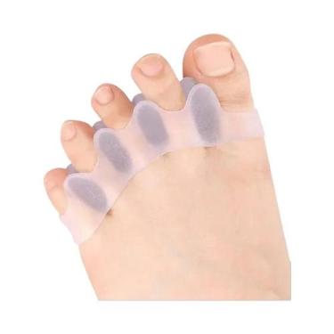 Imagem de Separadores De Dedos Em Gel Macio, Corretor De Joanetes, 2 Peças, Prot