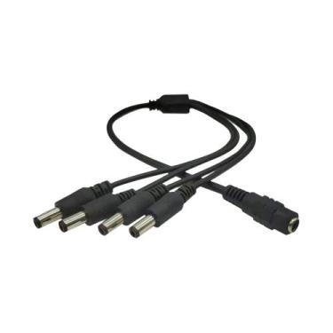Imagem de Cabo Divisor De Energia 5.5mm 2.1mm Adaptador 5V 12V Para Fitas De LED
