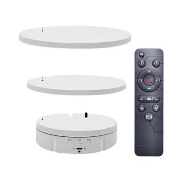 Imagem de Suporte Giratório Branco De 5,4 Polegadas Com Display Rotativo 360 Gra