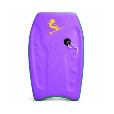 Imagem de Prancha Bodyboard Infantil 58cm com Leash Corda Segurança Praia Crianç