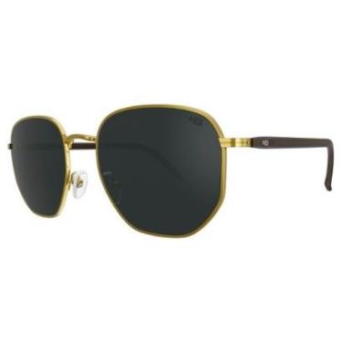 Imagem de Óculos de Sol HB Peak Gold - 53,5 Dourado-Unissex