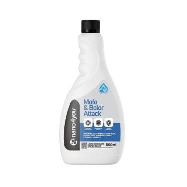 Imagem de Mofo e Bolor Attack Refil 500ml Nano4you Limpador e Tratamento Complet
