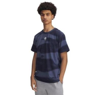 Imagem de Camiseta de Basquete Under Armour Curry Heavyweight Masculina-Masculino