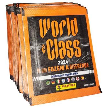 Imagem de FIFA WORLD CLASS 2024 - Kit Com 250 Figurinhas (50 Envelopes) História