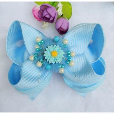 Imagem de Laço Boutique Luxo - CleuzaArts, Azul Clara