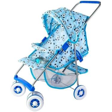 Imagem de Carrinho De Boneca Azul Milano - Brinquedos Oliveira