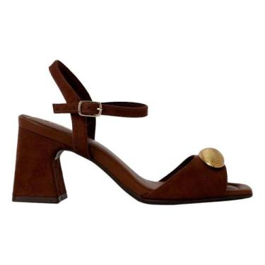 Imagem de Sandália piccadilly camurca feminino 626053, Pinhao, 35