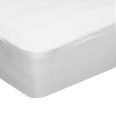 Imagem de Protetor Colchão Impermeável Slip com Elástico - Adomes, Branco, Queen