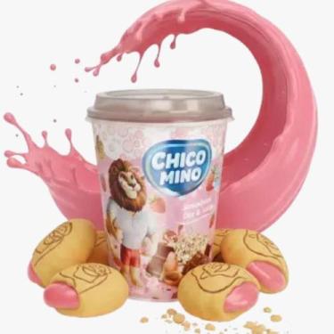 Imagem de Mini Biscoito Chico Miko Biscoito com Creme de Morango 125G