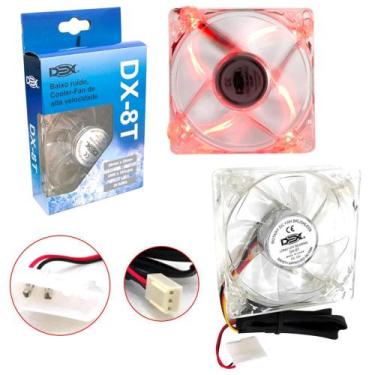 Imagem de Cooler FAN LED Vermelho 80MM DX-8T DX-8T DEX - Vitrine