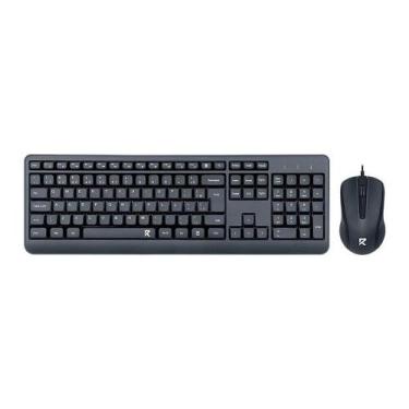 Imagem de Combo Teclado e Mouse Redragon Office BS-7092, USB, 1200 DPI, Preto, Ú