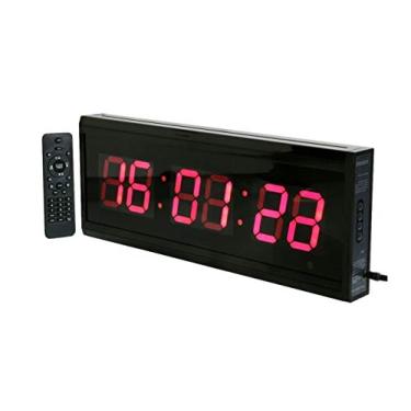 Imagem de Relogio Cronometro Led Digital treino timer Grande 48x18cm Modelo:TL4819;Garantia:90 dias;