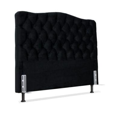 Imagem de Cabeceira Queen 158 - Bello Box - Dunas Suede Preto