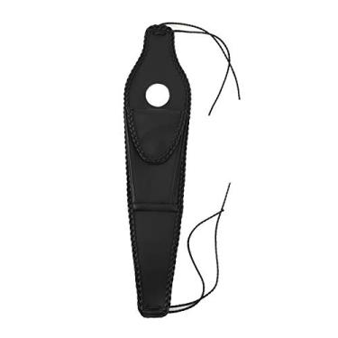 Imagem de Capa para tanque de combustível, capa para tanque de combustível de motocicleta de couro PU acabamento do painel com substituição de bolsa para XL 883 1200 48 (corda trançada)