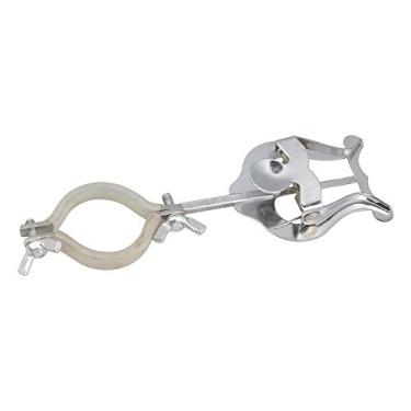 Imagem de Yibuy Suporte para clarinete prateado de 15,5 cm, clipe de lira, peça musical