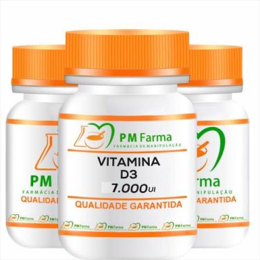 Imagem de Kit 2 Vitamina D3 7.000 Ui 12 Capsulas - Pm Farma