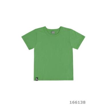 Imagem de Camiseta Infantil Manga Curta Verde- Quimby - Cutti Boutique