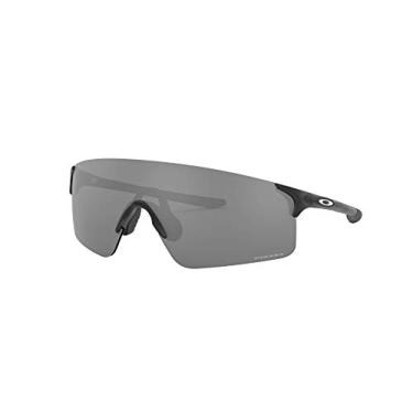 Imagem de Óculos de sol retangulares Oakley masculino OO9454 EVZero Blades, preto fosco/preto Prizm, 38 mm
